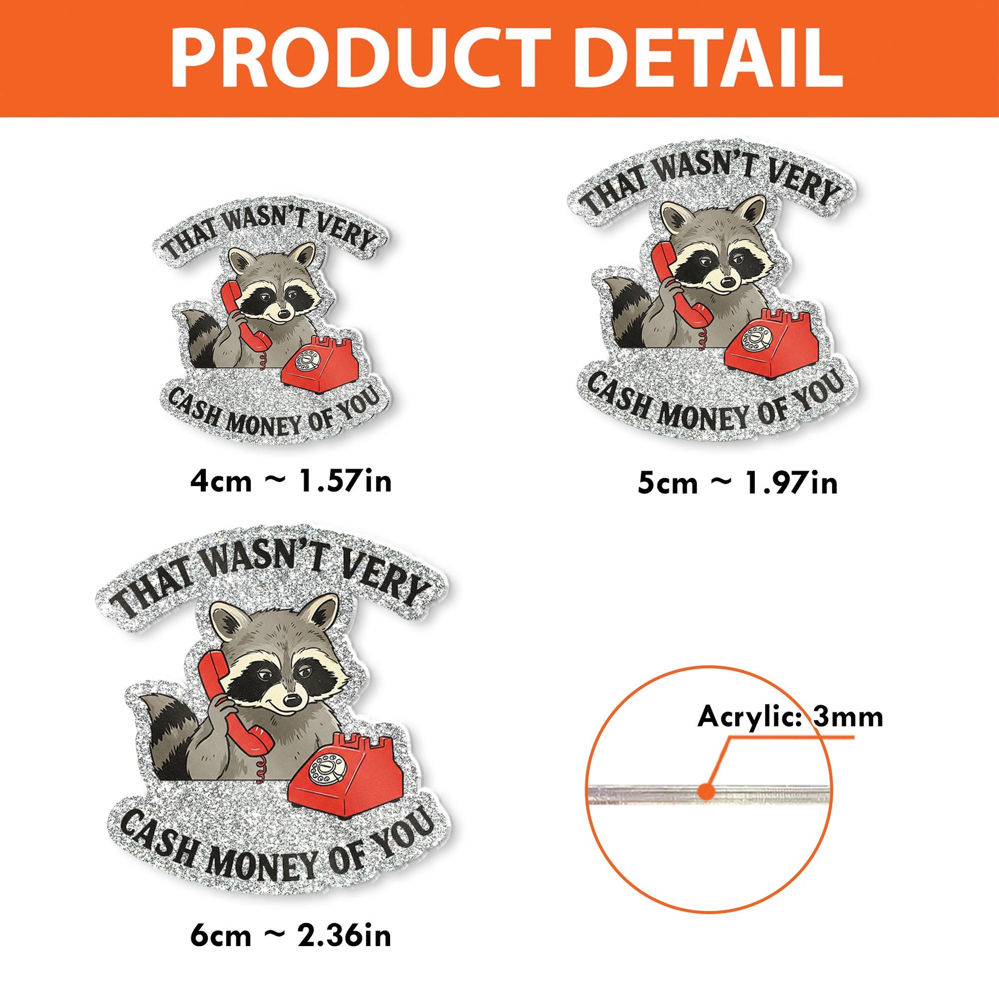 Racoon Wasn't Very Cash Money Of You Badge Reel, Raccoon Id Holder Gift, Sarcastic Saying, Funny Humor, Gift For Nurse, Co-worker Gift