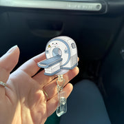 Cute Mri Machine Badge Reel, Radiology Tech Badge Holder, RN ID Holder, Mri Tech Gift, Radiologic Tech Gift, Medical Worker Gift