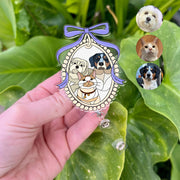 Personalized Dog Cat Photo Art badge reel | Dog Mom Gift Badge | Custom Coquette Bow Badge Reel, Nurse Badge Reel, Nurse Life, Name Badge
