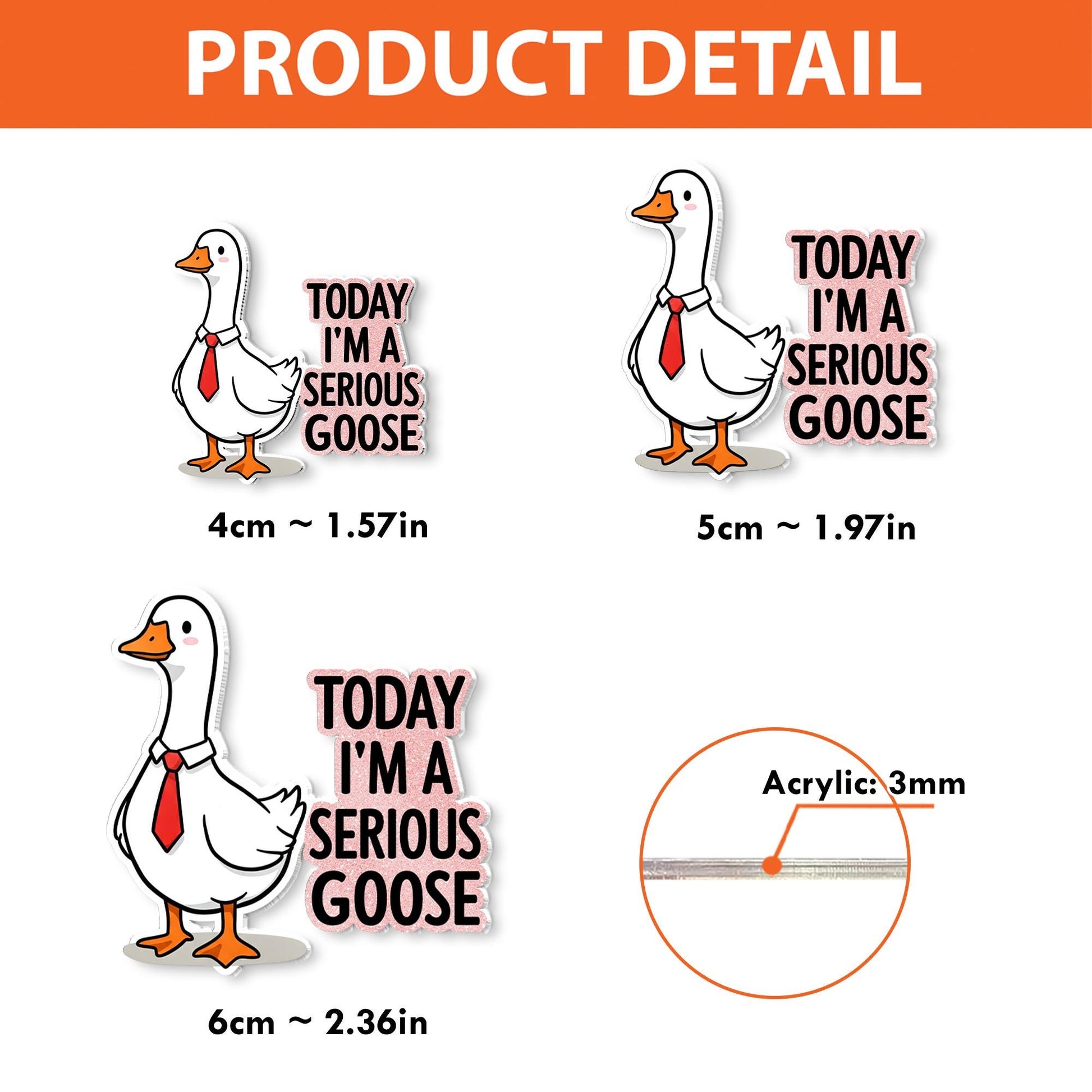 Funny Serious Goose Badge Reel, Silly Goose ID Holder, Funny Nurse Goose, RN Id Holder, Co-worker Gift, Funny Men Id Holder,Stocking Stuffer