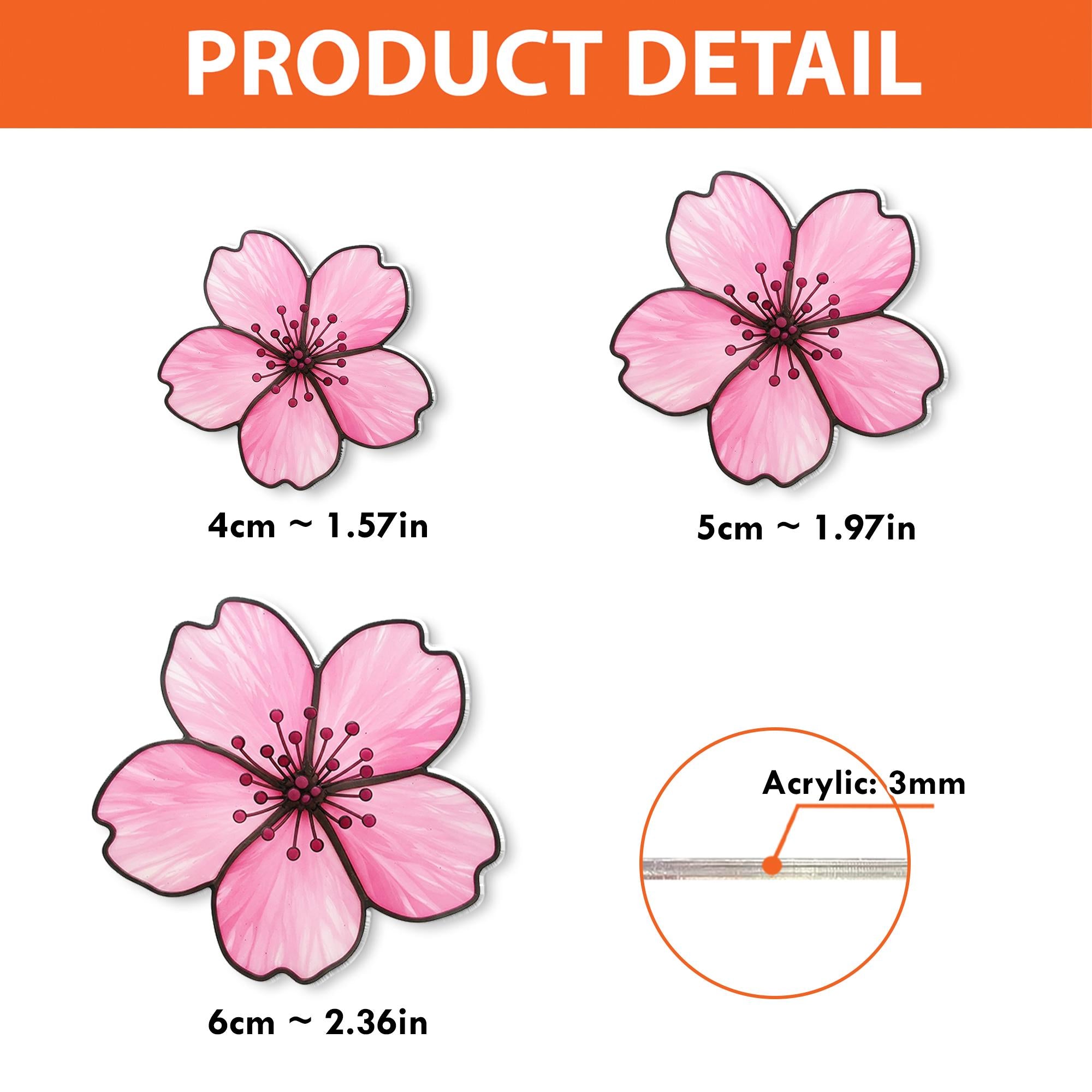 Cherry Blossom Badge Reel – Retractable ID Holder, Sakura Flower Nurse Badge Clip, Cute Spring Office Accessory Gift