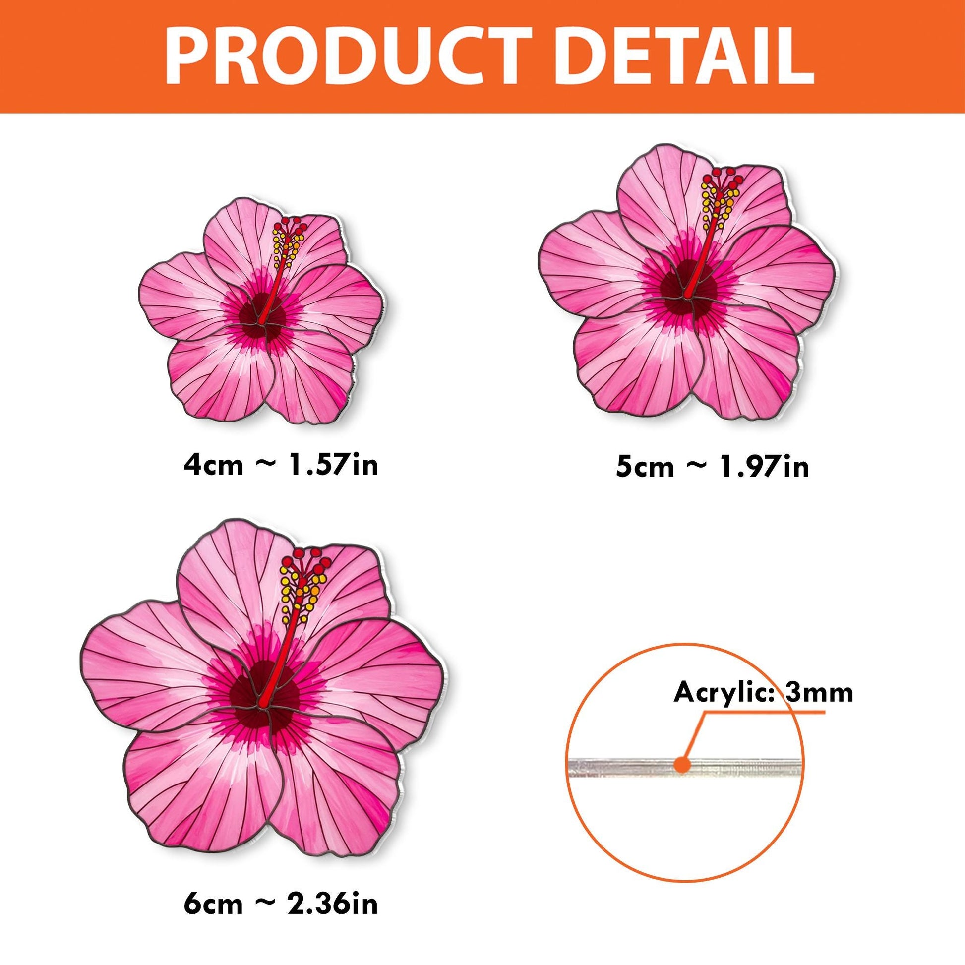 Hibiscus Flower Badge Reel – Tropical Floral ID Holder for Nurses, Teachers, Staff, Flower Nurse Badge Clip, Cute Spring, Accessory Gift