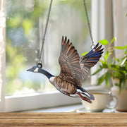 Flying Canada Goose ACRYLIC Window Hanging, Canada Goose Decor, Goose Lover Gift, Goose Window Hanging, Bird Wall Art, Gift For Her