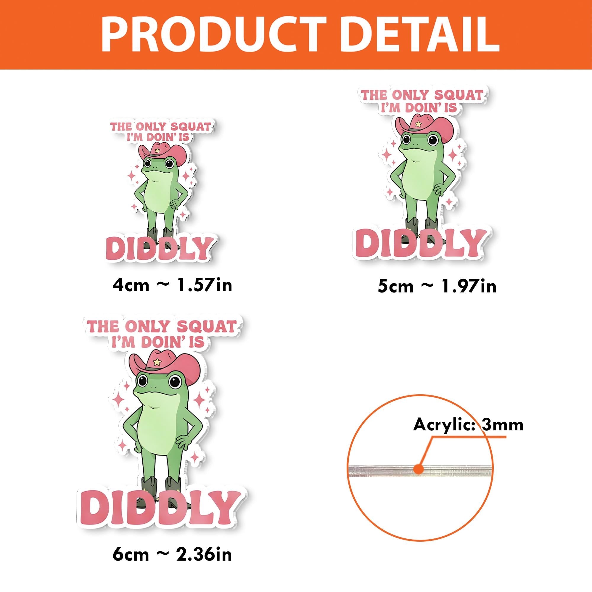 Funny Frog Badge Reel, Cowboy Frog ID Holder, Retractable Badge Clip, Gym Humor Squat Accessory, Humorouse Gift For Nurse, Teacher, Office