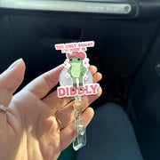 Funny Frog Badge Reel, Cowboy Frog ID Holder, Retractable Badge Clip, Gym Humor Squat Accessory, Humorouse Gift For Nurse, Teacher, Office