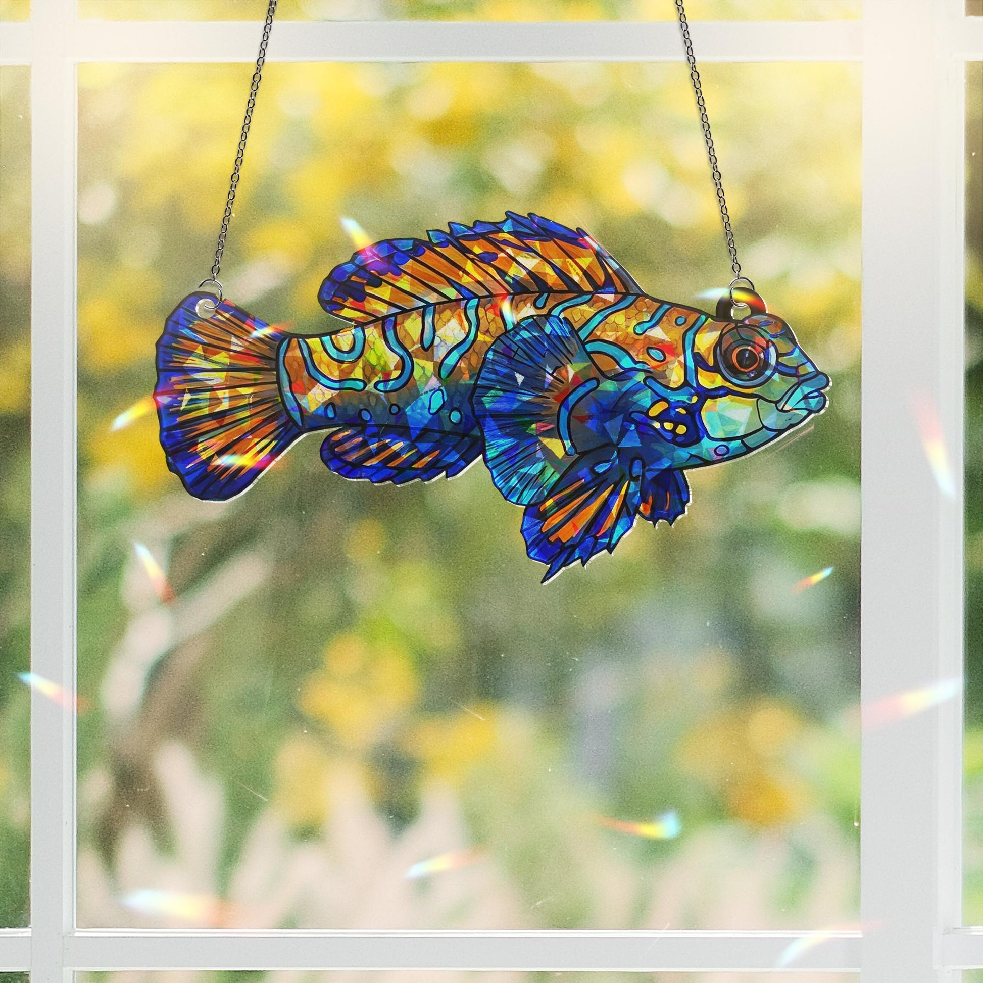 Mandarin Goby Hologram Acrylic Decor, Aesthetic Fish Decor, Fish Window Decor, Elegant Mom Gift, Mother's Day Gift, Gift For Mom, Fish Lover