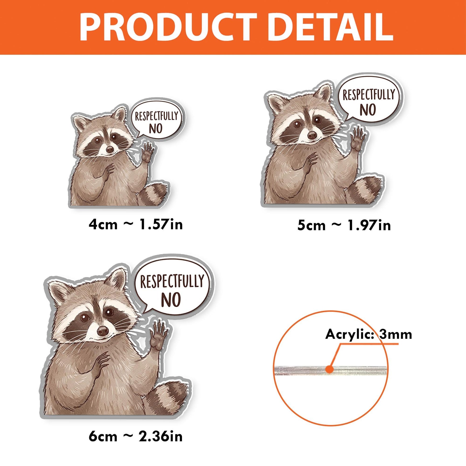 Raccoon Respectfully No Badge Reel, Cute Raccoon ID Holder, RN ID Holder, Work Accessories, Nurses Medical Gift, Teacher Gift, Raccoon Gift