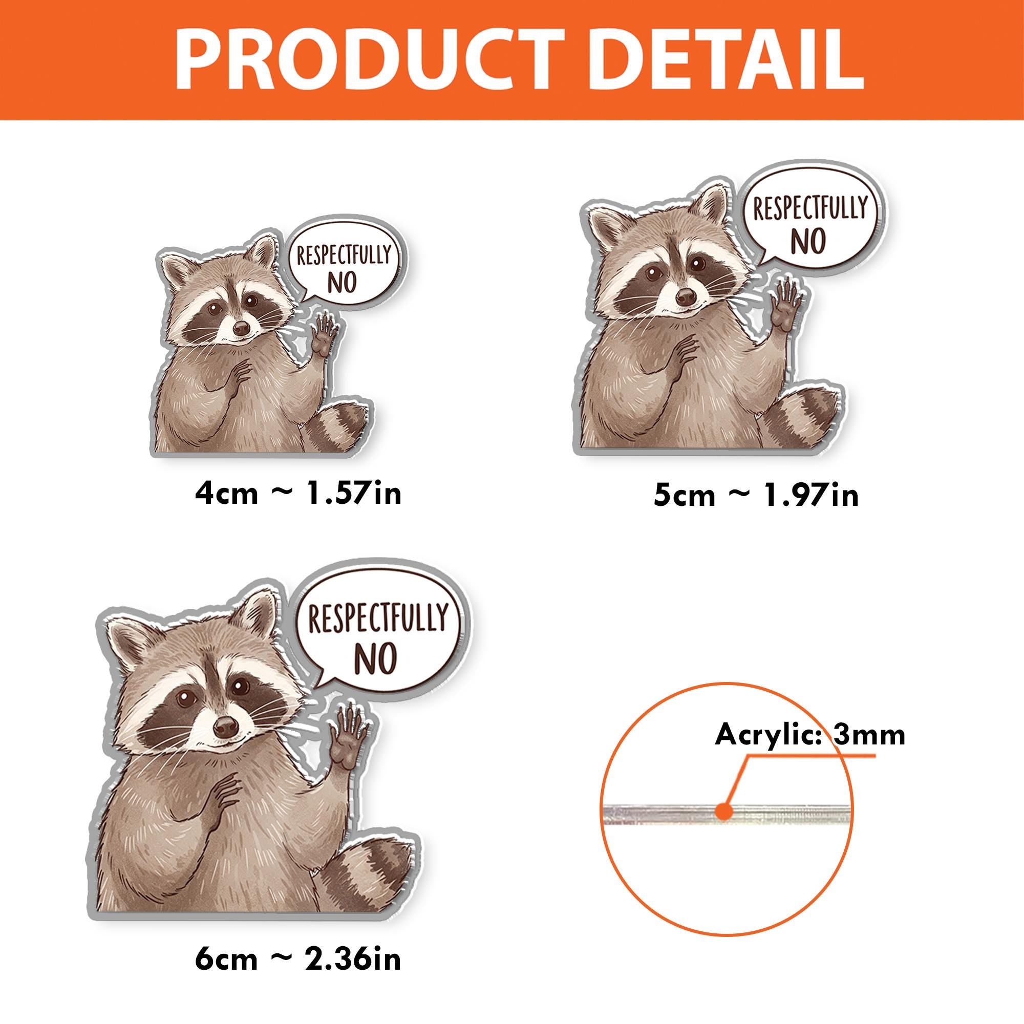 Raccoon Respectfully No Badge Reel, Cute Raccoon ID Holder, RN ID Holder, Work Accessories, Nurses Medical Gift, Teacher Gift, Raccoon Gift