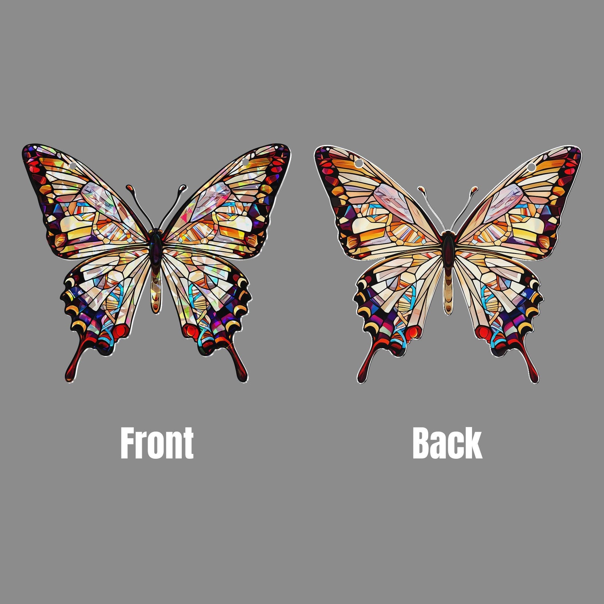 Butterfly Acrylic Window Hanging – Nature-Inspired Suncatcher, Animal Lover Gift, Boho Window Decor, Garden Lover Gift