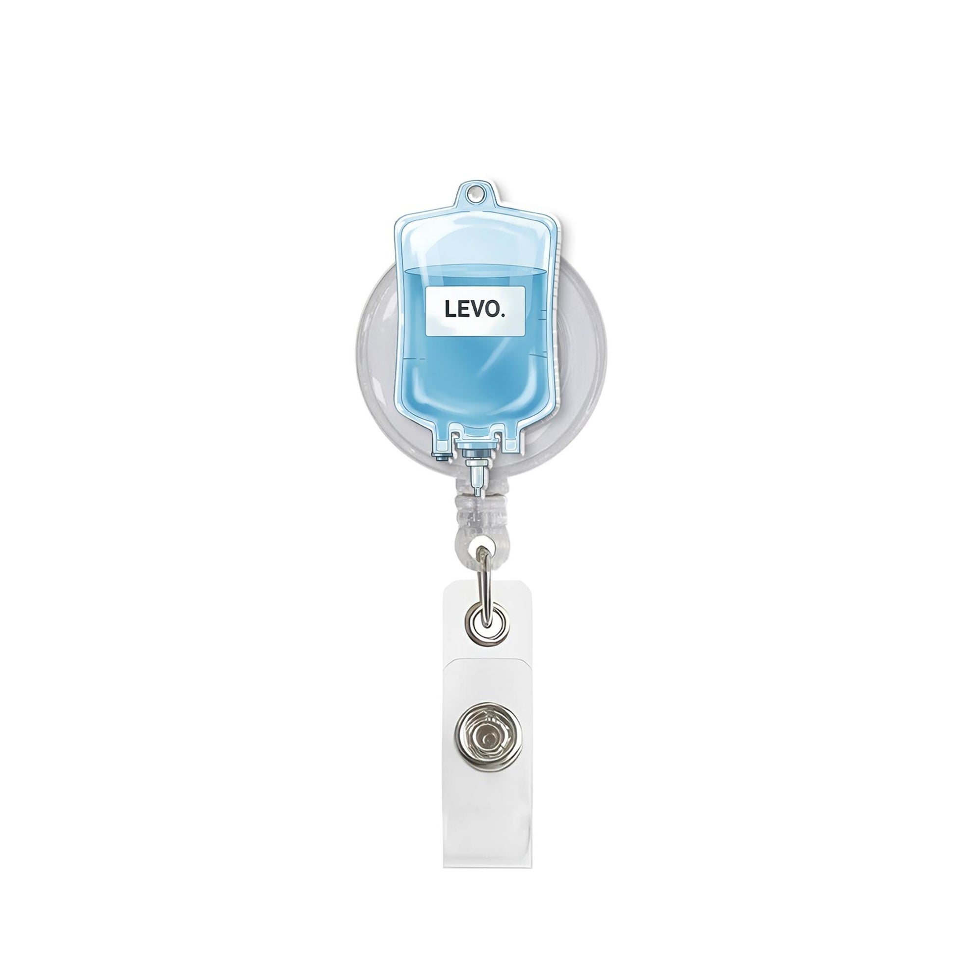 Personalized IV Bag Badge Reel, Medication Retractable ID Holder, Nurses, Doctors, Medical Staff, Hospital Workers, Healthcare Professionals