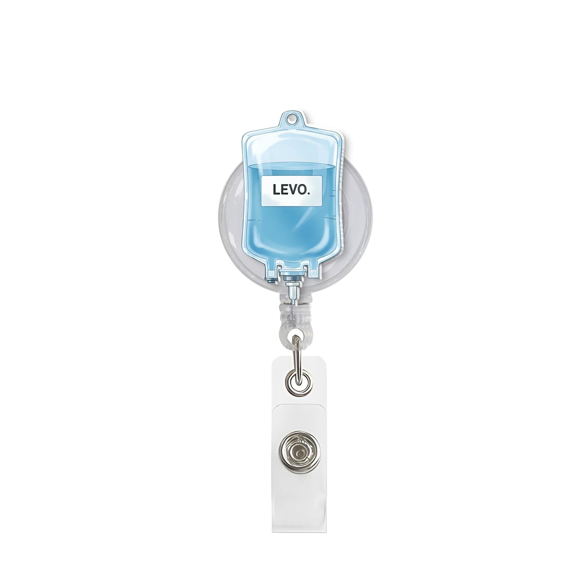 Personalized IV Bag Badge Reel, Medication Retractable ID Holder, Nurses, Doctors, Medical Staff, Hospital Workers, Healthcare Professionals