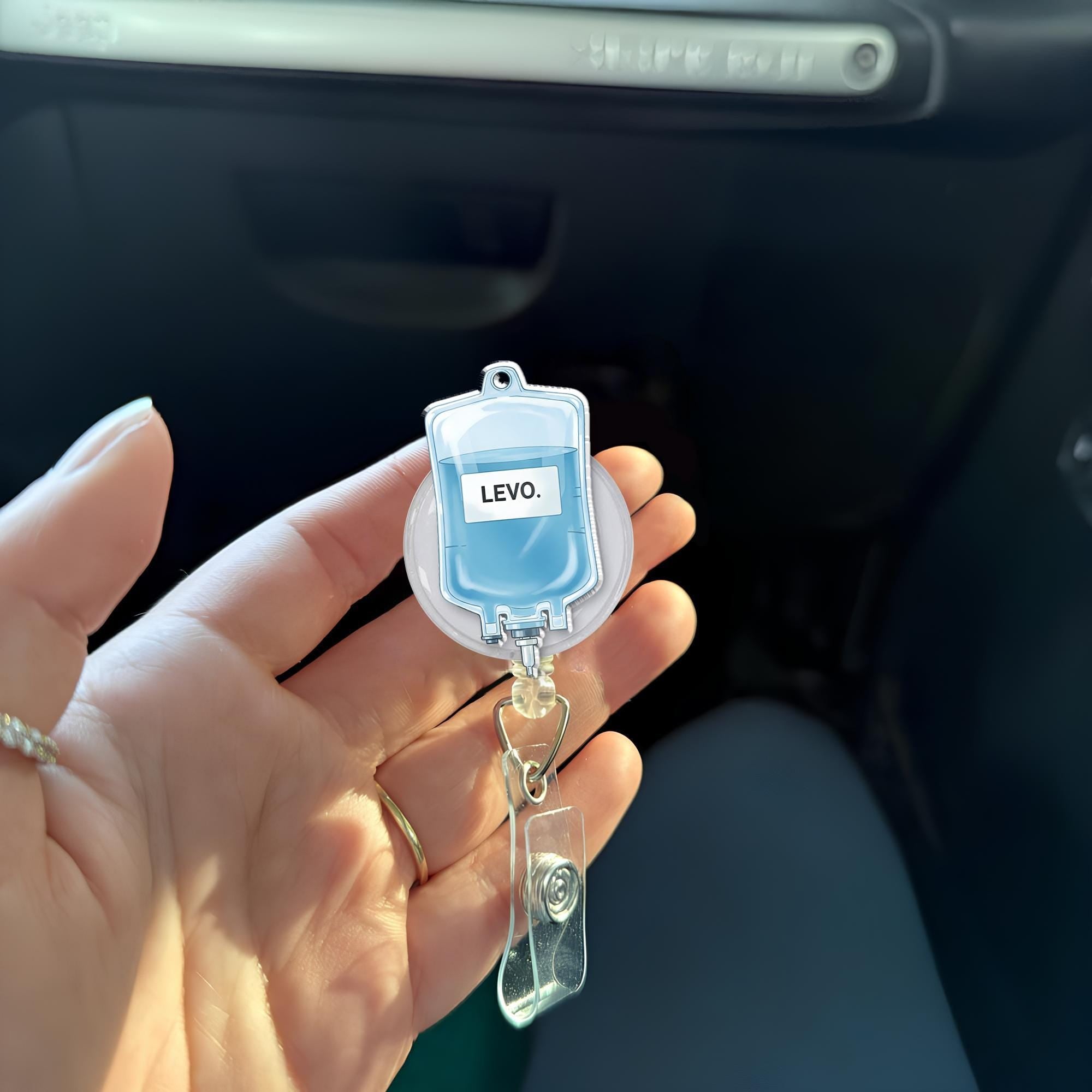 Personalized IV Bag Badge Reel, Medication Retractable ID Holder, Nurses, Doctors, Medical Staff, Hospital Workers, Healthcare Professionals
