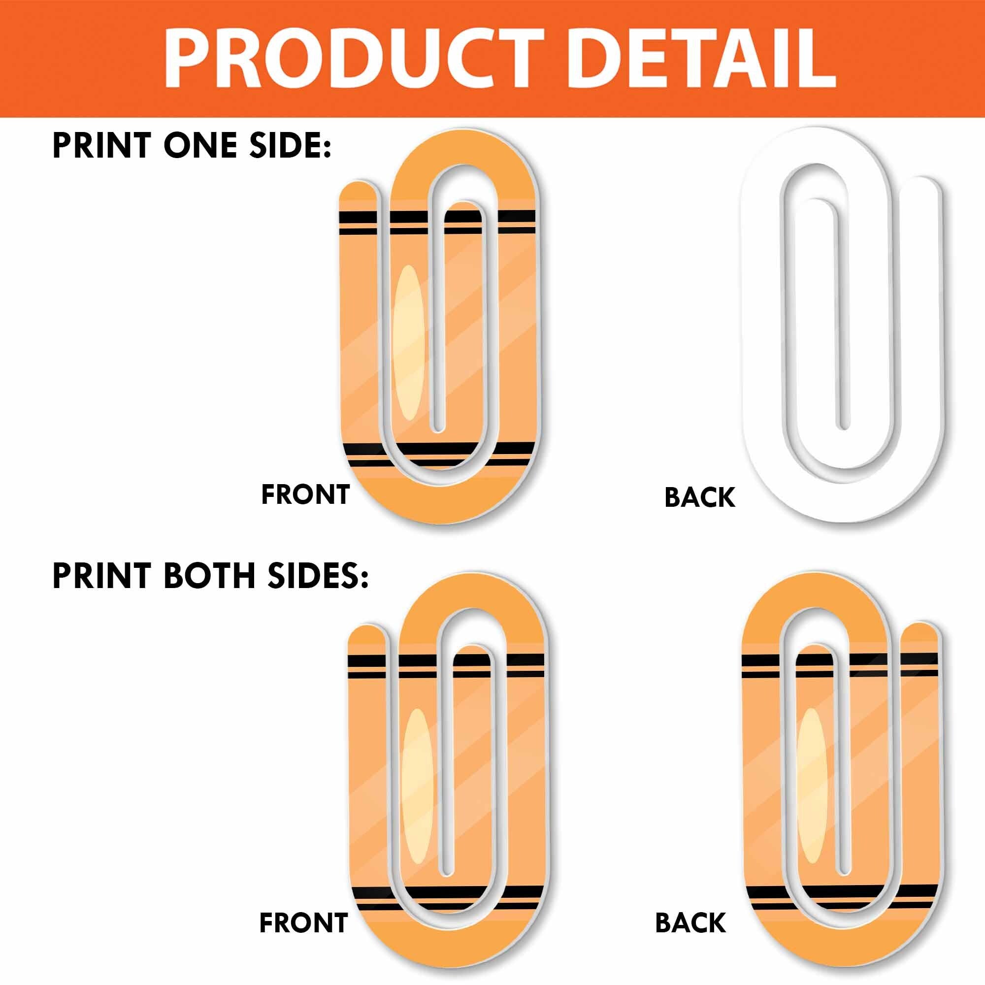 Personalized Name Paper Clips, Custom Color Page Markers, Cute Stationery Gift, Planner Accessories, Office School Supplies