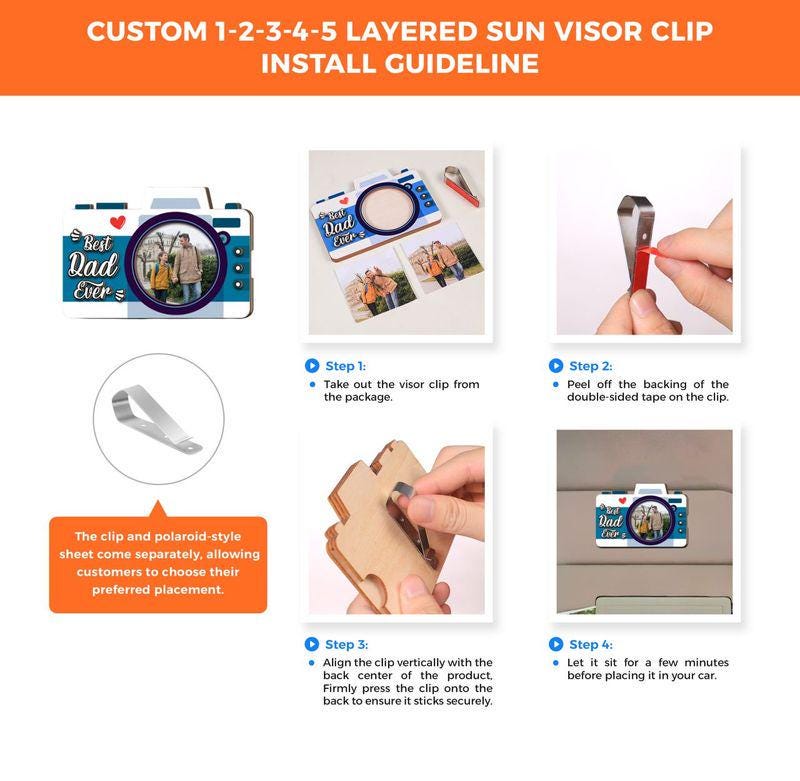 Flip Flop Car Visor Clip, Tropical Beach Stained Glass Style Car Accessory, Palm Tree Starfish Seashell Summer Car Decor, Car Decor