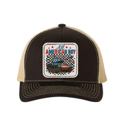 All American Boy Trucker Hat – Patriotic Tank Cap for Boys & Men – Military USA Flag Hat – 4th of July Army Gift for Him