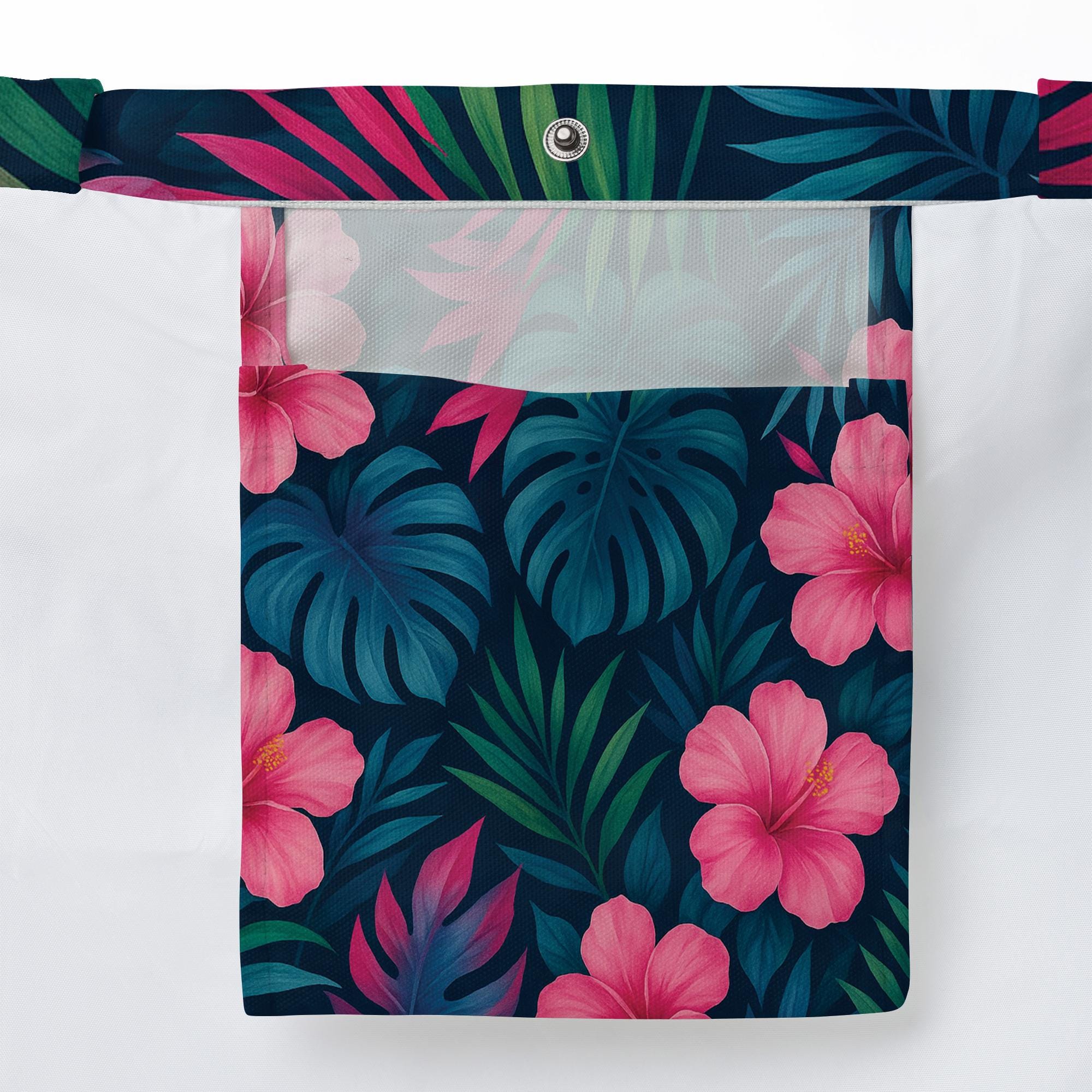 Beaching Not Teaching Tote Bag – Funny Summer Teacher Gift, Tropical Floral Vacation Bag, End of School Year Beach Bag for Teachers