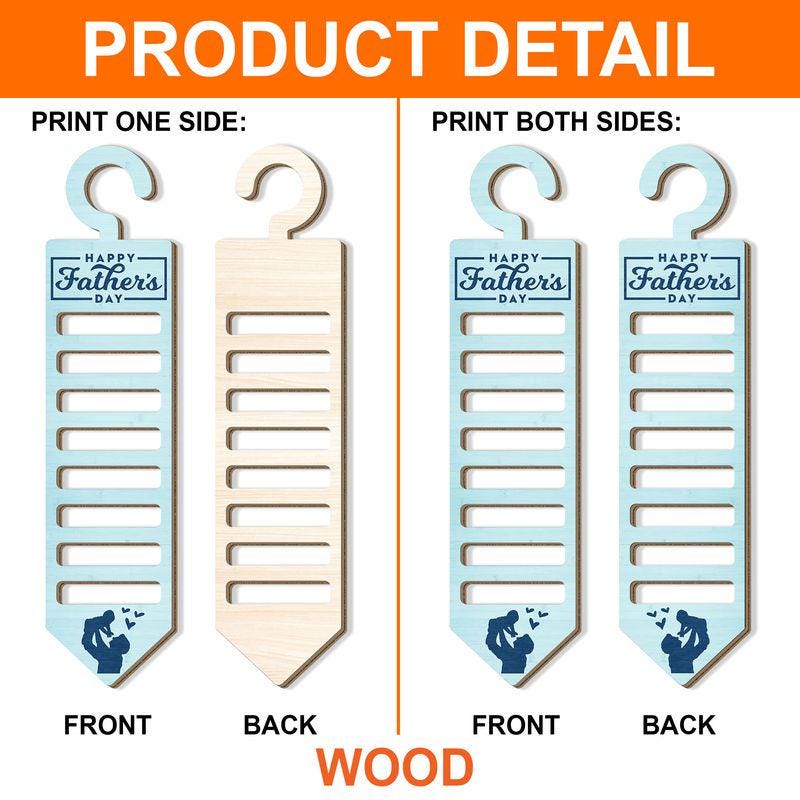 Father of the Bride Tie Hanger Gift, Custom Photo Wedding Gift from Daughter, Personalized Keepsake for Dad, Forever Your Little Girl