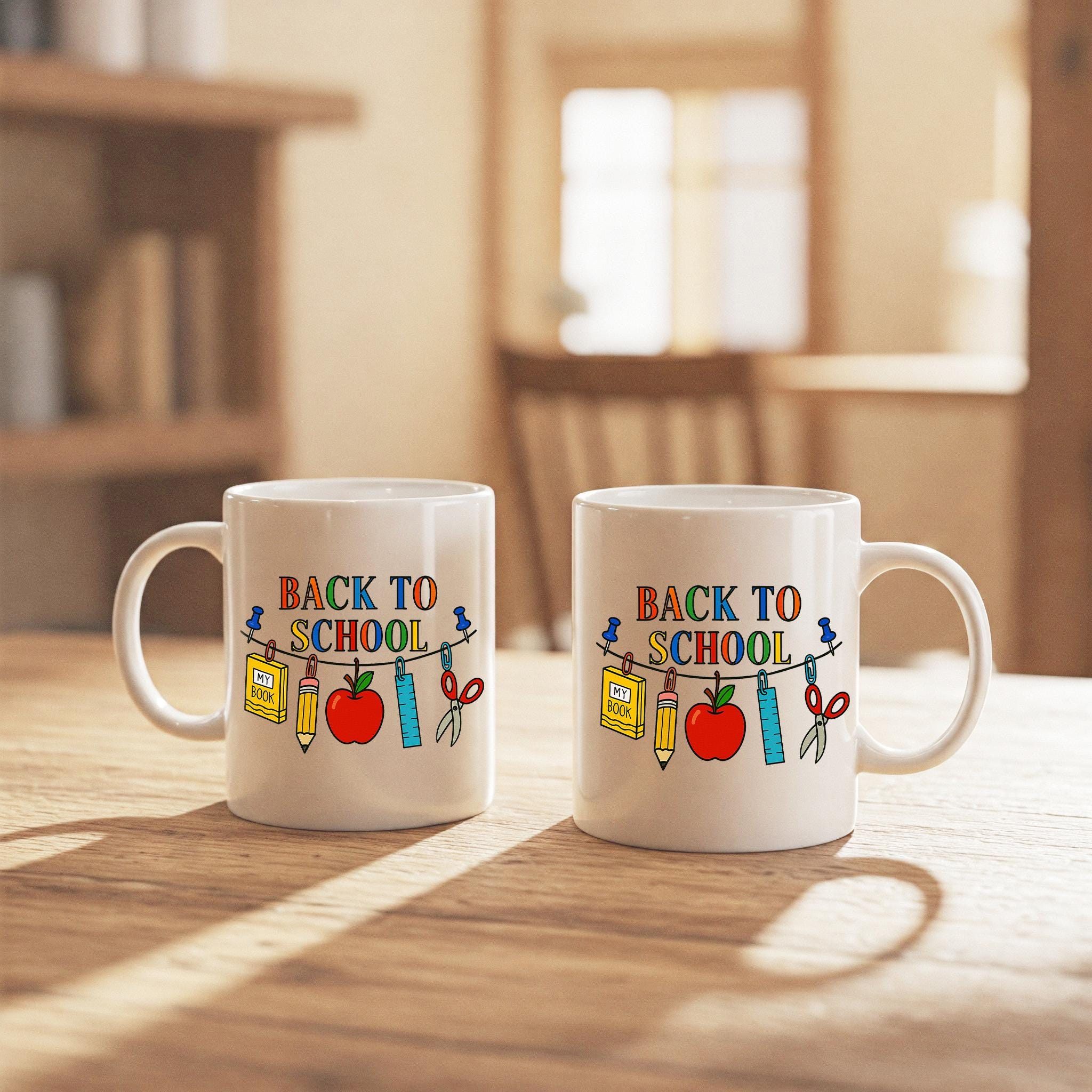 Back to School Mug | Teacher Coffee Cup | First Day of School Gift | Classroom Mug for Educators | Teacher Supplies Mug