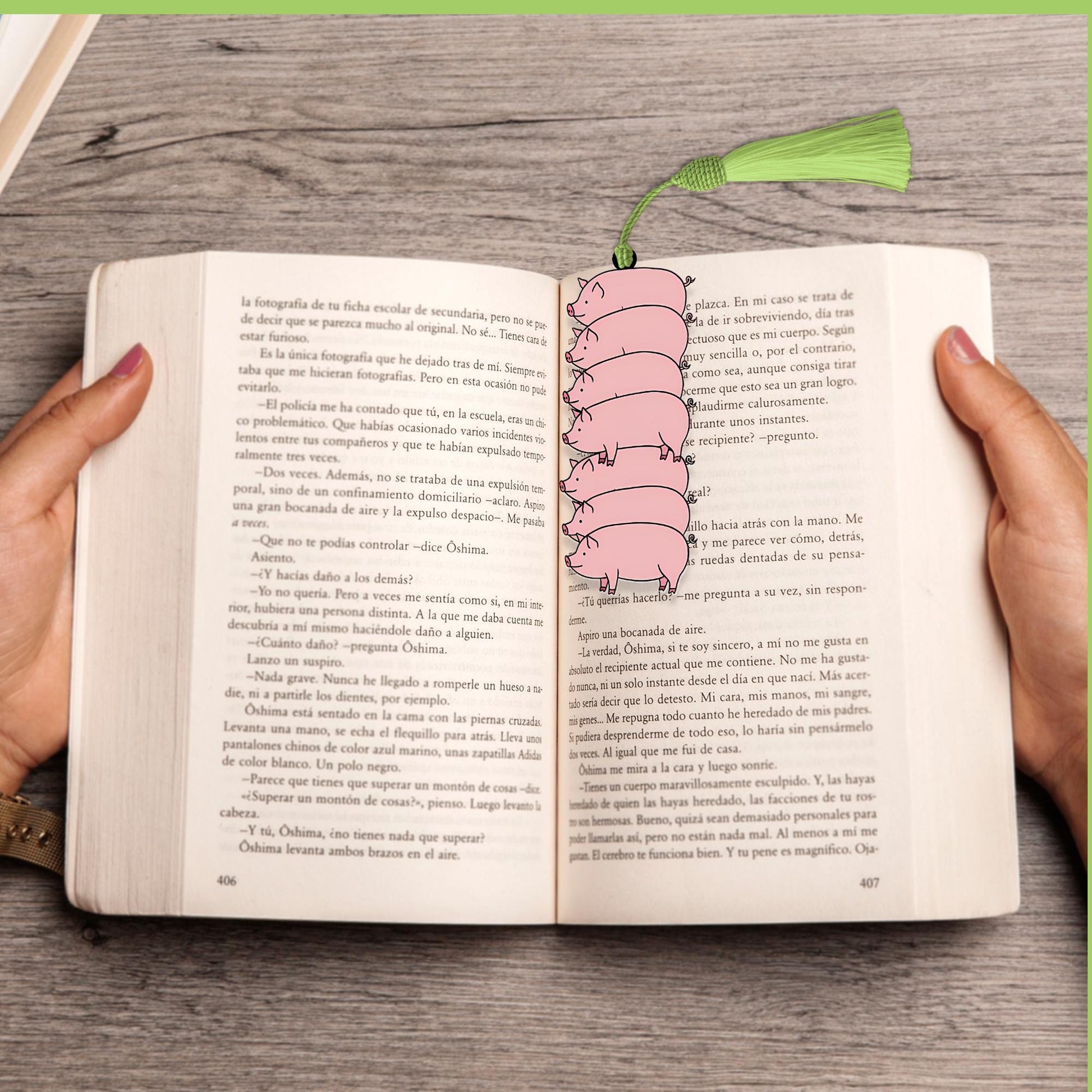 Stack Of Piggy Bookmark, Piggy Lover Book Merch, Gift For Book Lover, Bookish Gift, Pig Lover, Funny Bookmark, Kute Bookish Gift