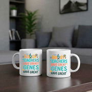 Funny Biology Teacher Mug | Back to School Science Teacher Gift | Great Genes Pun Coffee Cup | Teacher Appreciation Mug