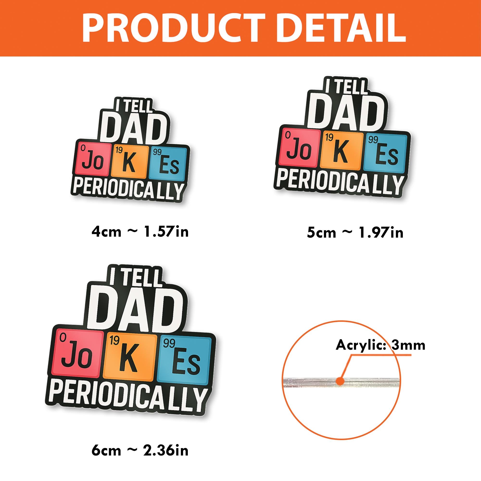 Dad Jokes Badge Reel, Funny ID Holder, Father's Day Gift, Humor Badge Clip, Punny Work Accessory, Dad Humor Office Gift