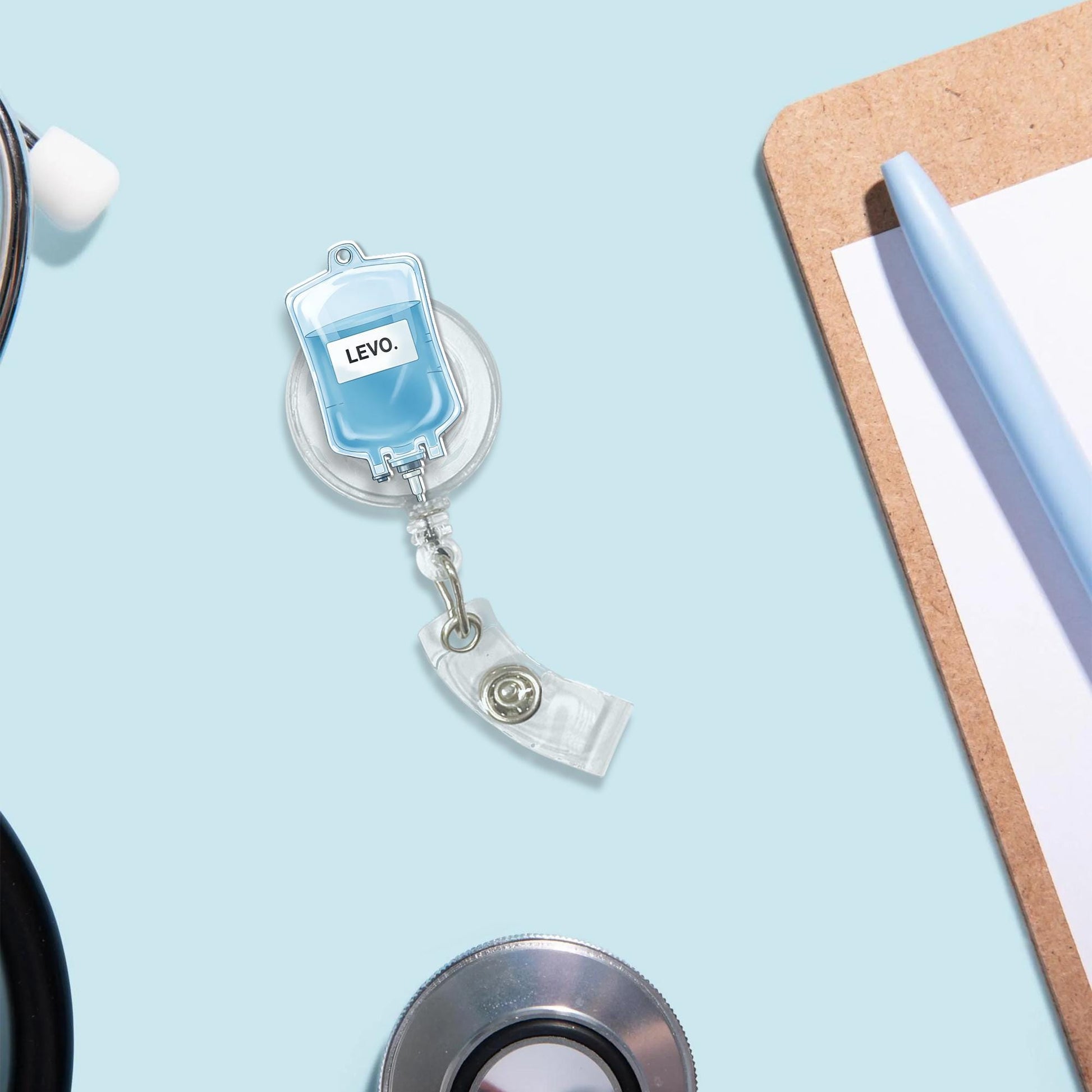 Personalized IV Bag Badge Reel, Medication Retractable ID Holder, Nurses, Doctors, Medical Staff, Hospital Workers, Healthcare Professionals