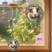 Custom Guinea Pig Memorial Wind Chime | Personalized Pet Loss Gift | Small Pet Tribute Keepsake | Guinea Pig Rainbow Bridge Decor