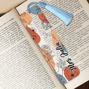 Personalized Floral Teacher Bookmark, Custom Name Gift, Unique Back to School, Teacher Appreciation, Stylish Boho Bookmark
