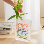 Custom Teacher Appreciation Vase, Teacher Book Vase,  Teacher Desk Decor, Classroom Vase, Personalized Floral Gift for Classroom