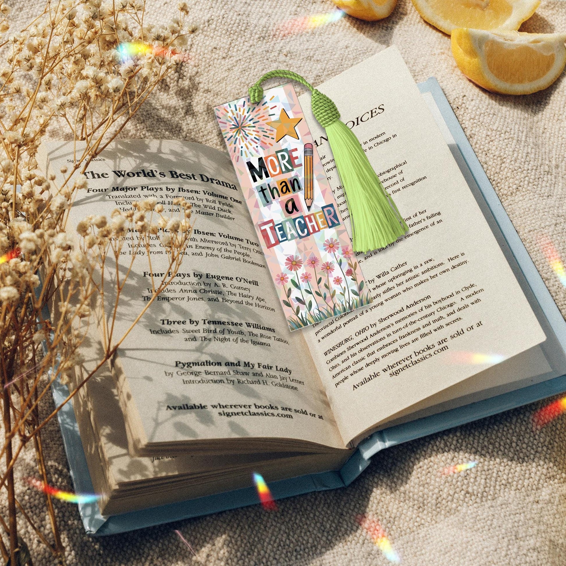 More Than a Teacher Bookmark, Gift for Teachers, Teacher Appreciation, Back To School Gift, Thank You Teacher, Teacher Keepsake, Book Lovers