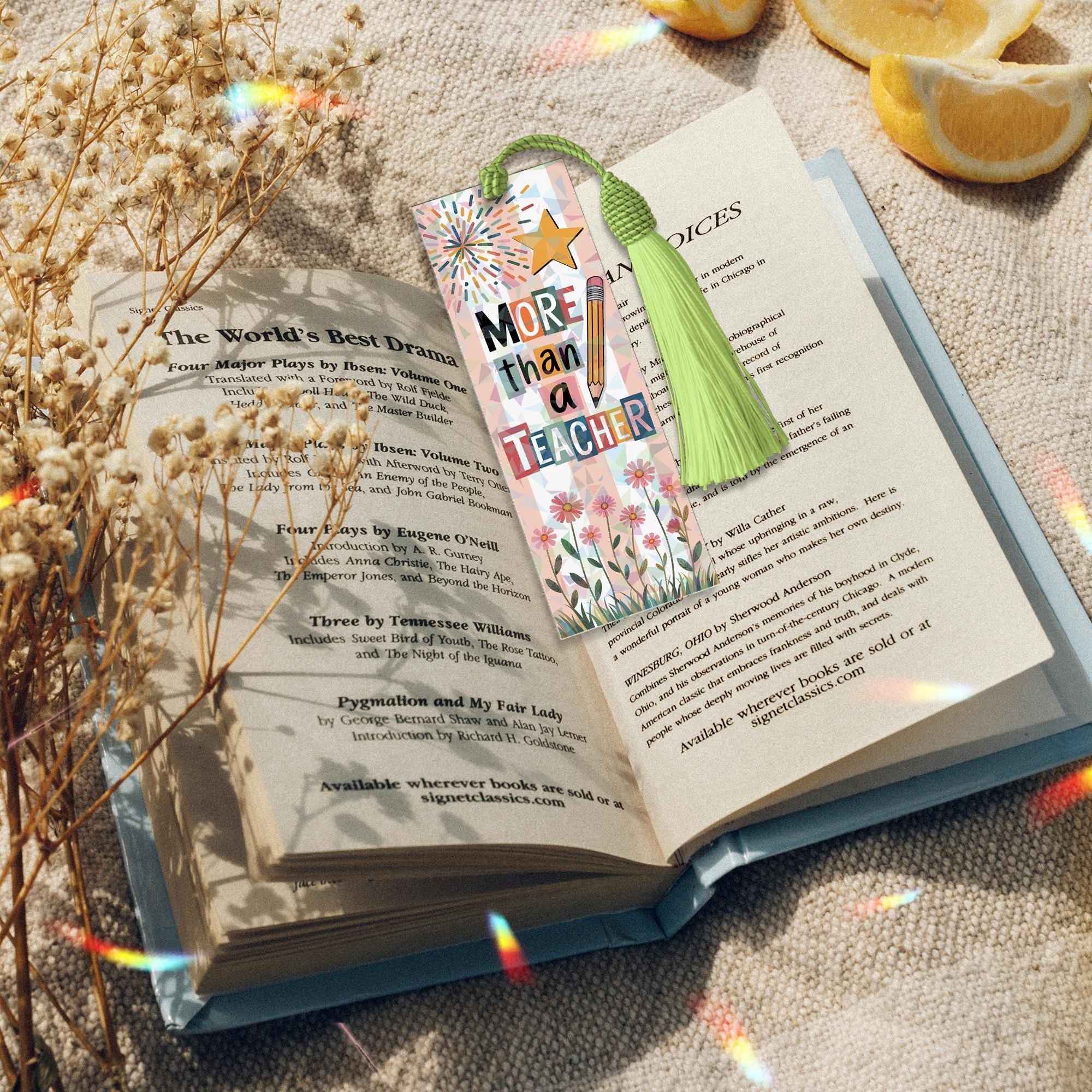 More Than a Teacher Bookmark, Gift for Teachers, Teacher Appreciation, Back To School Gift, Thank You Teacher, Teacher Keepsake, Book Lovers