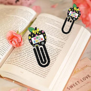 Personalized Teacher Paper Clip - Custom Name Apple Bookmark Clip, Teacher Gift, Back to School Stationary, Desk Accessories For Teachers