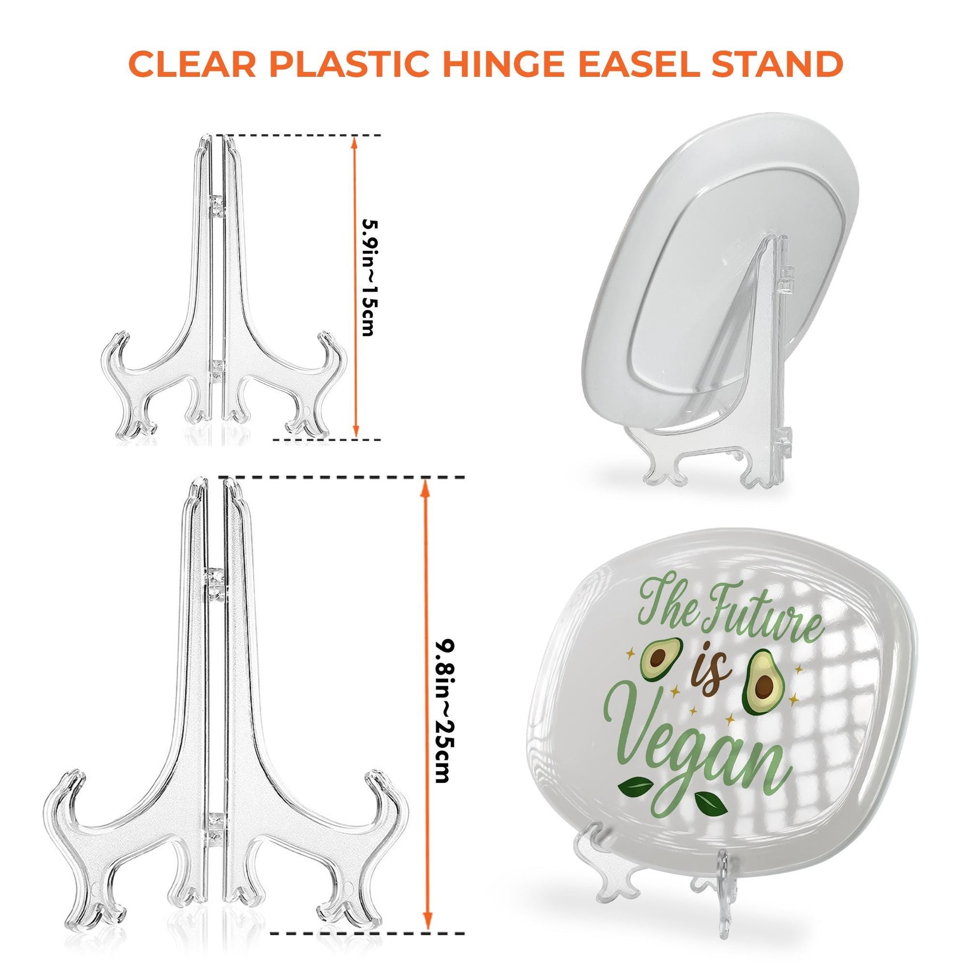 The Future is Vegan Platter – Avocado Vegan Serving Tray – Eco Friendly Kitchen Gift – Plant Based Hostess Dish – Sustainable Tableware