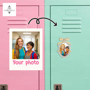 Custom School Locker Magnet with Your Photo, Personalized Back to School Gift, Cute Student Magnet for Teens and Friends, bestie Gift Idea