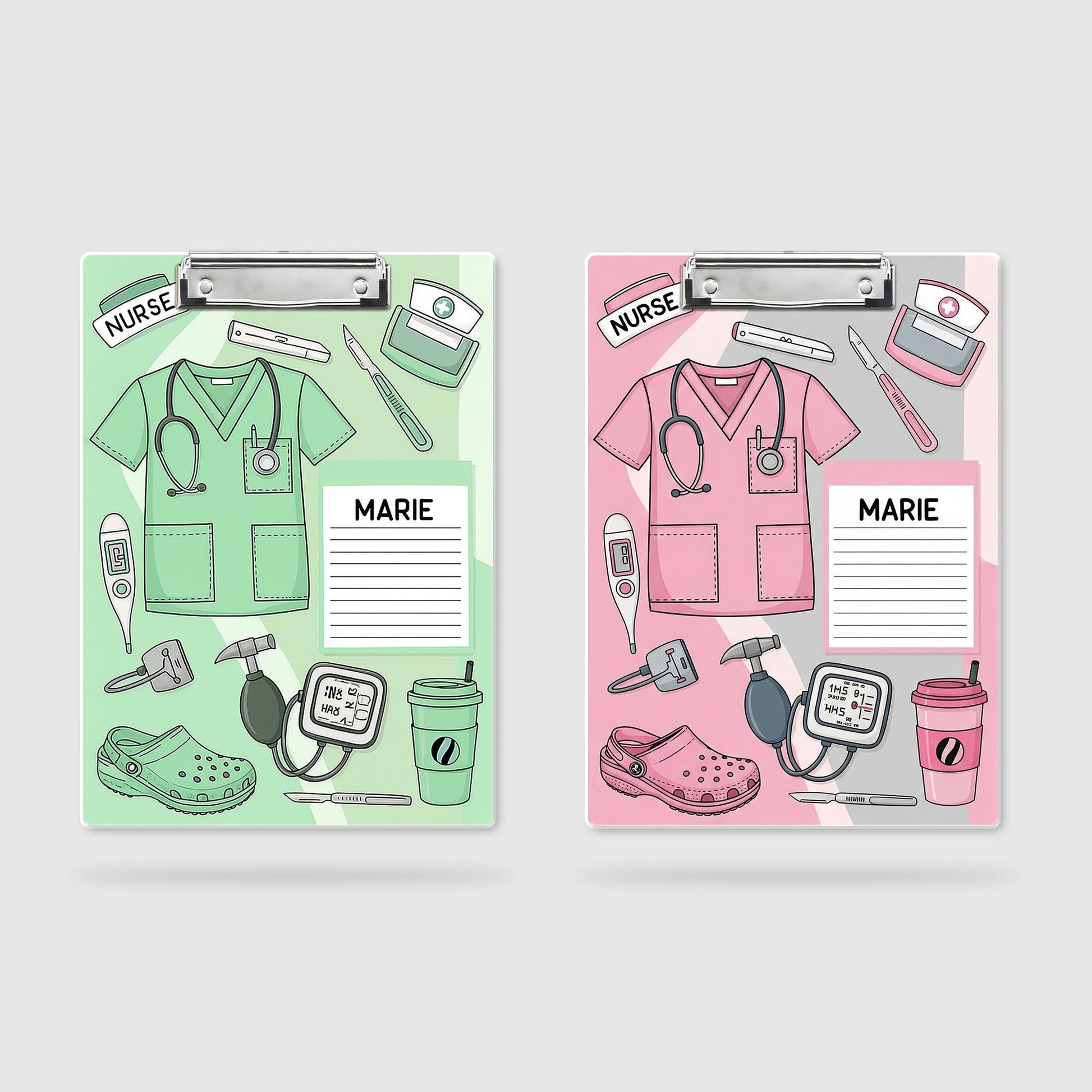 Custom Nurse Clipboard, Personalized Medical Clipboard, Nurse Gift with Name, Cute RN Clipboard, Nursing School Supplies