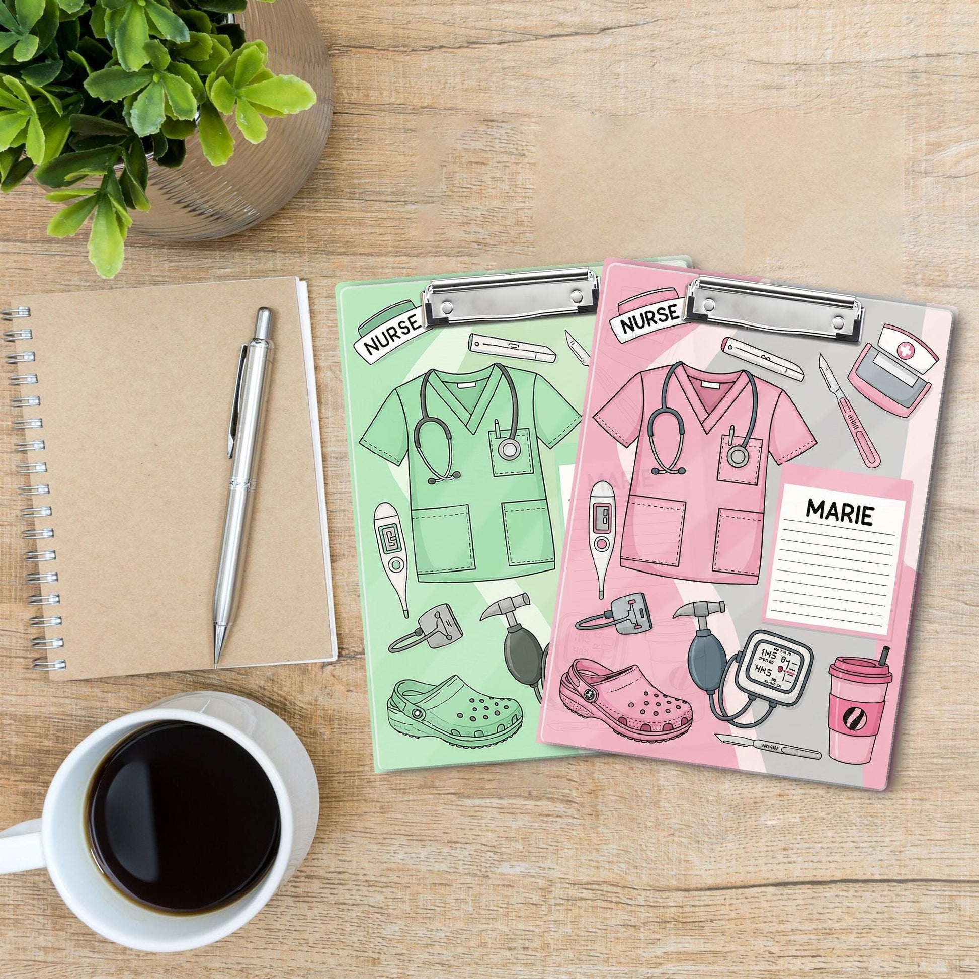 Custom Nurse Clipboard, Personalized Medical Clipboard, Nurse Gift with Name, Cute RN Clipboard, Nursing School Supplies