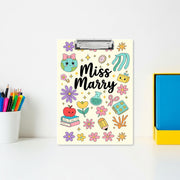 Custom Teacher Clipboard for Back to School | Personalized Name Clipboard | Cute School Supplies Design | Teacher Gift Idea