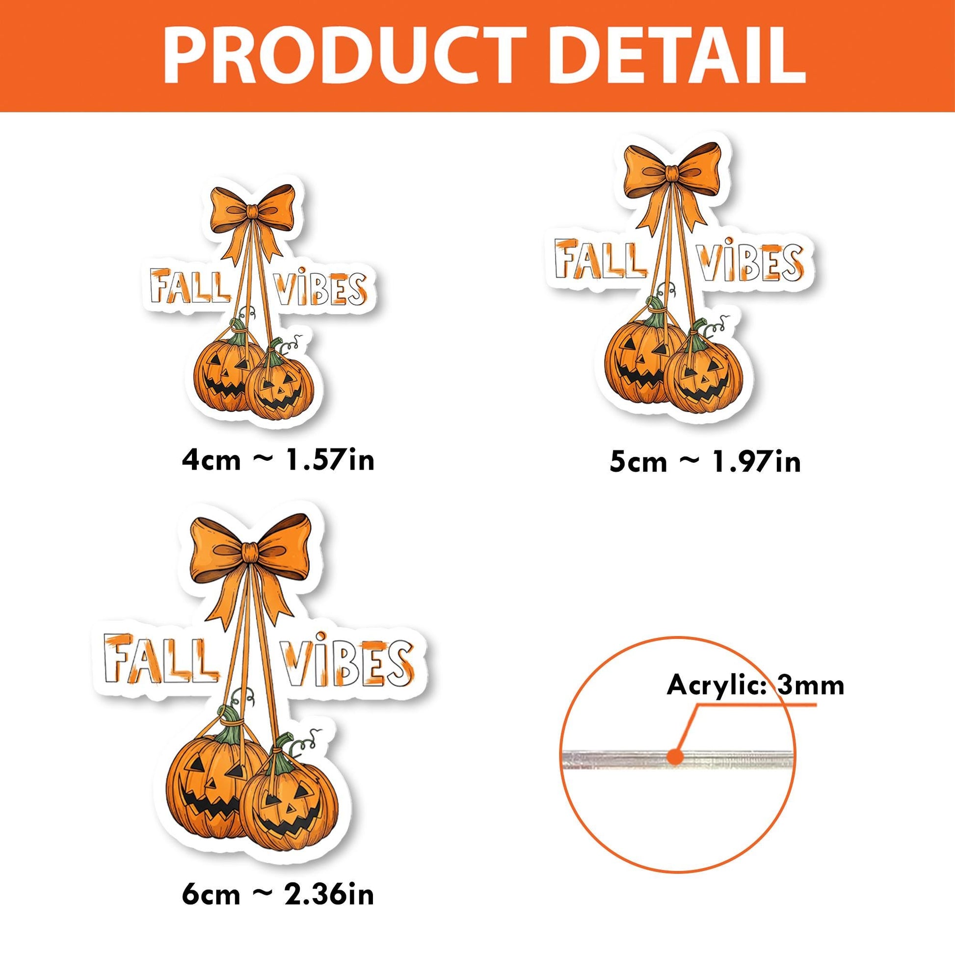 Fall Vibes Pumpkin Badge Reel - Autumn Retractable ID Holder - Nurse Teacher Student Gift - Cute Jack-o'-Lantern Design - Seasonal Accessory