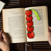 Apple Bookmark for Teachers, Cute Fruit Tassel Bookmark, Back to School Gift, Red Apple Book Lover Accessory, Teacher Appreciation
