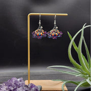 Funny Skeleton Pool Float Earrings, Halloween Dangle Earrings, Spooky Summer Jewelry, Quirky Gift for Her, Goth Accessories