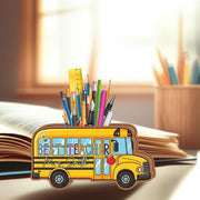 Personalized Teacher Pencil Holder Desk Organizer, Custom Text Teacher Pencil Box, Kids Team, Teacher Back To School, Preschool Teacher Gift