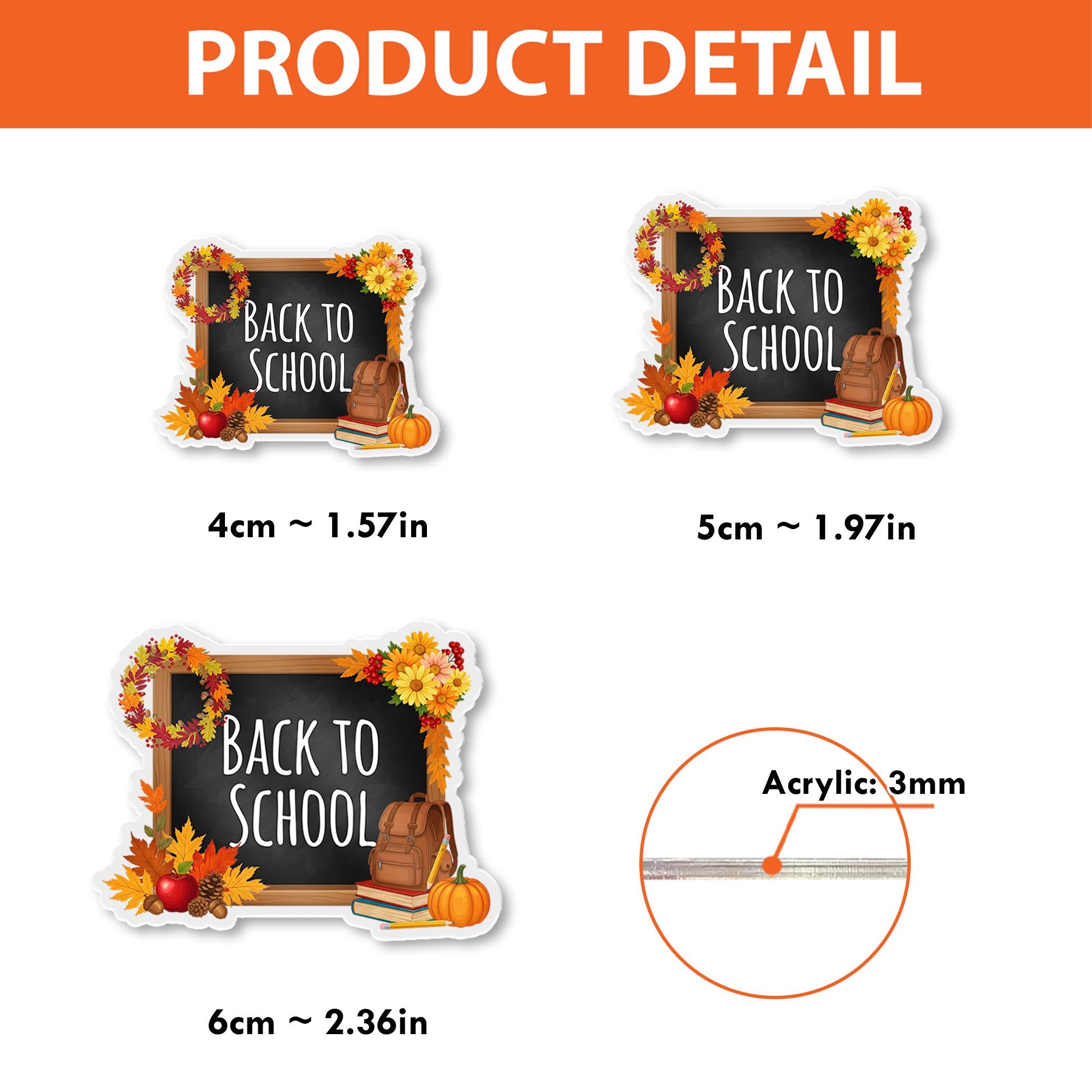 Back to School Badge Reel, Teacher Fall Badge Holder, Autumn Classroom ID Clip, Cute Teacher Gift, Retractable Badge Clip
