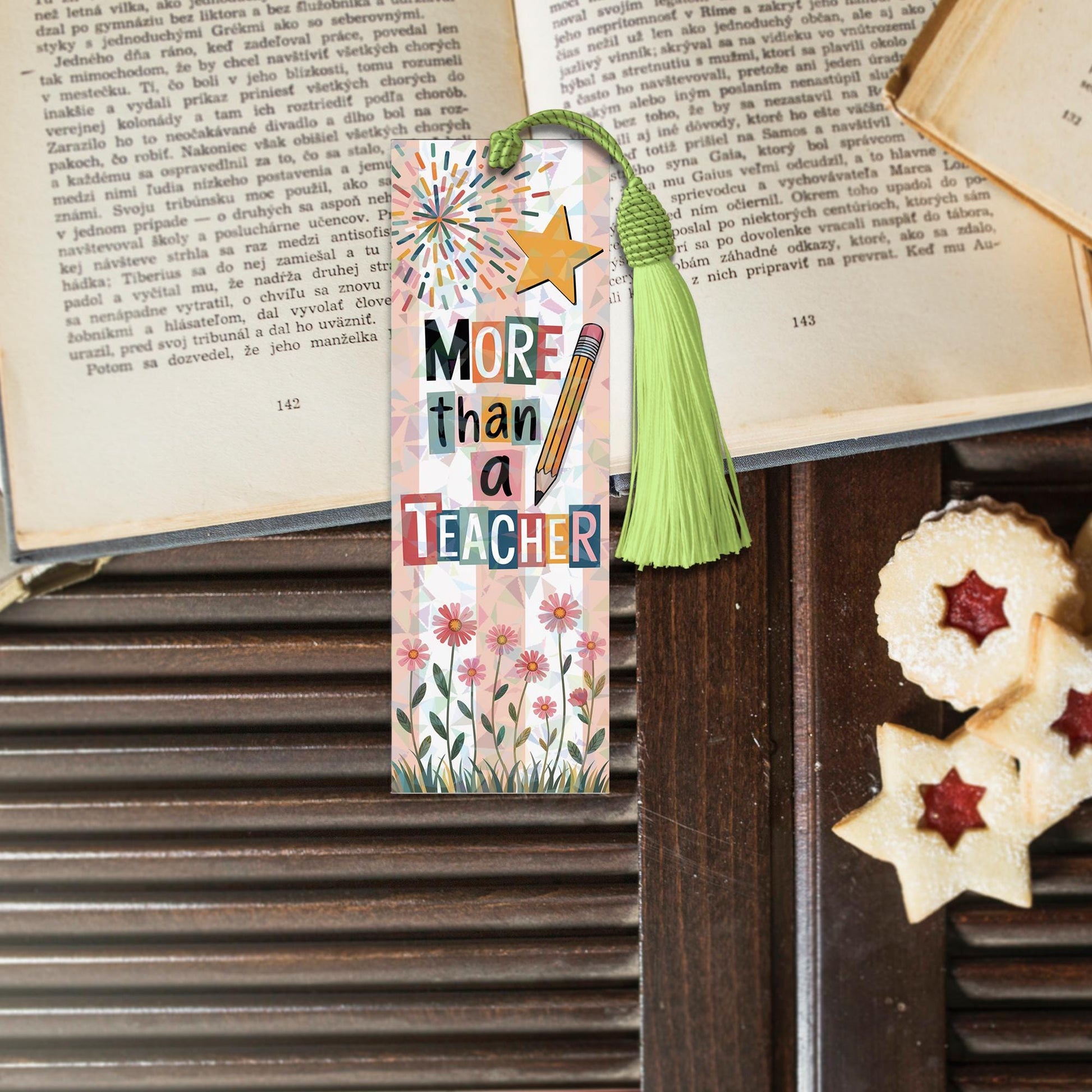 More Than a Teacher Bookmark, Gift for Teachers, Teacher Appreciation, Back To School Gift, Thank You Teacher, Teacher Keepsake, Book Lovers