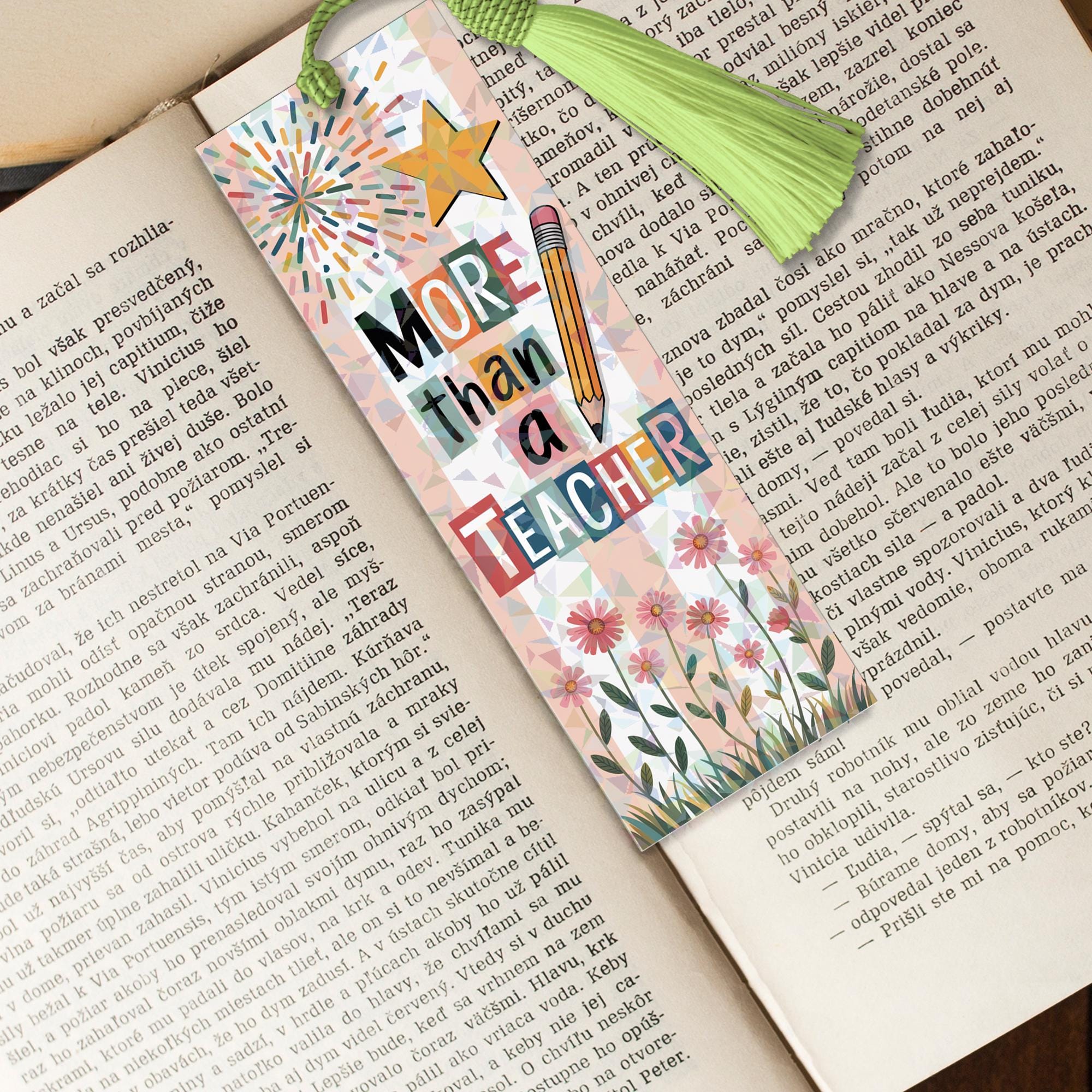 More Than a Teacher Bookmark, Gift for Teachers, Teacher Appreciation, Back To School Gift, Thank You Teacher, Teacher Keepsake, Book Lovers