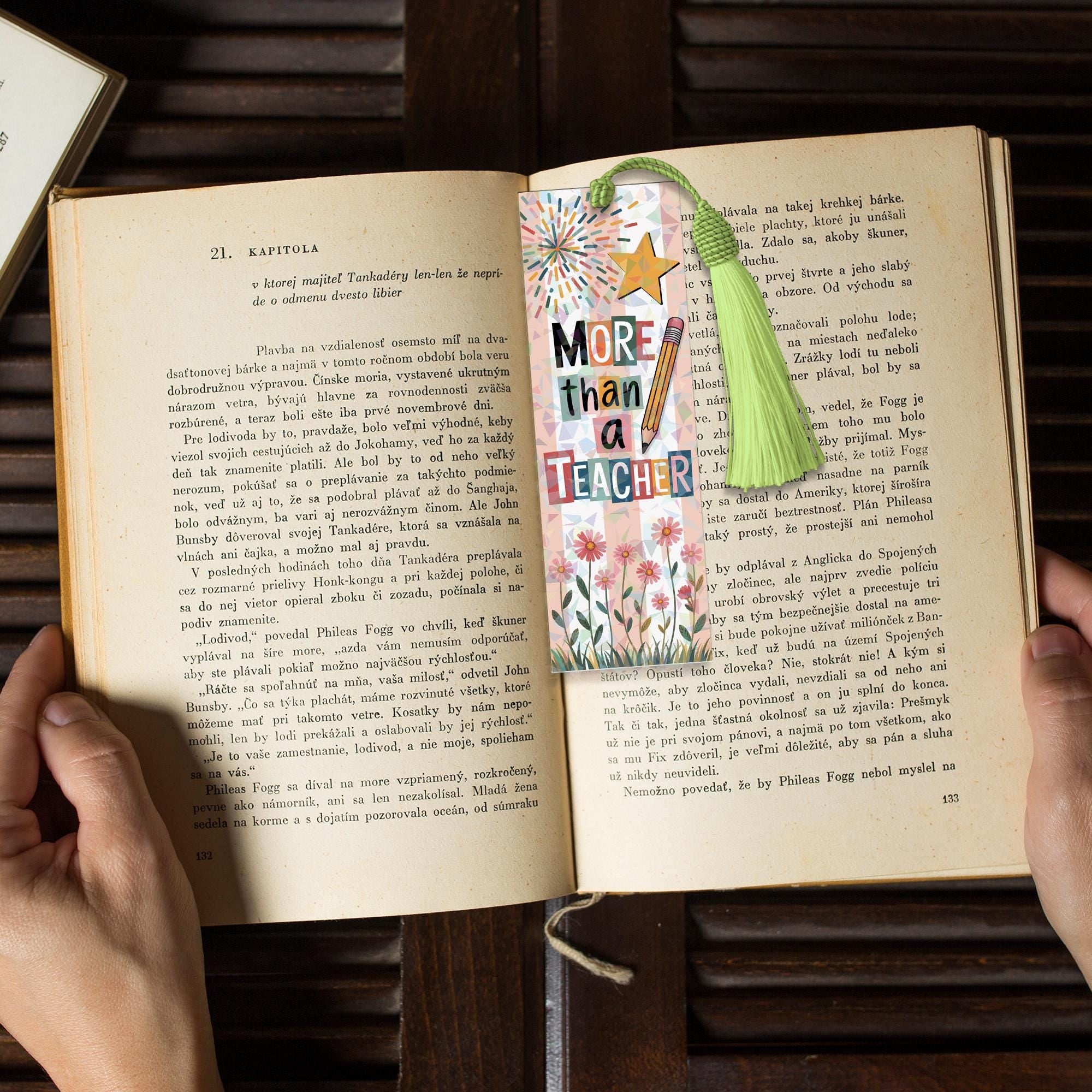 More Than a Teacher Bookmark, Gift for Teachers, Teacher Appreciation, Back To School Gift, Thank You Teacher, Teacher Keepsake, Book Lovers