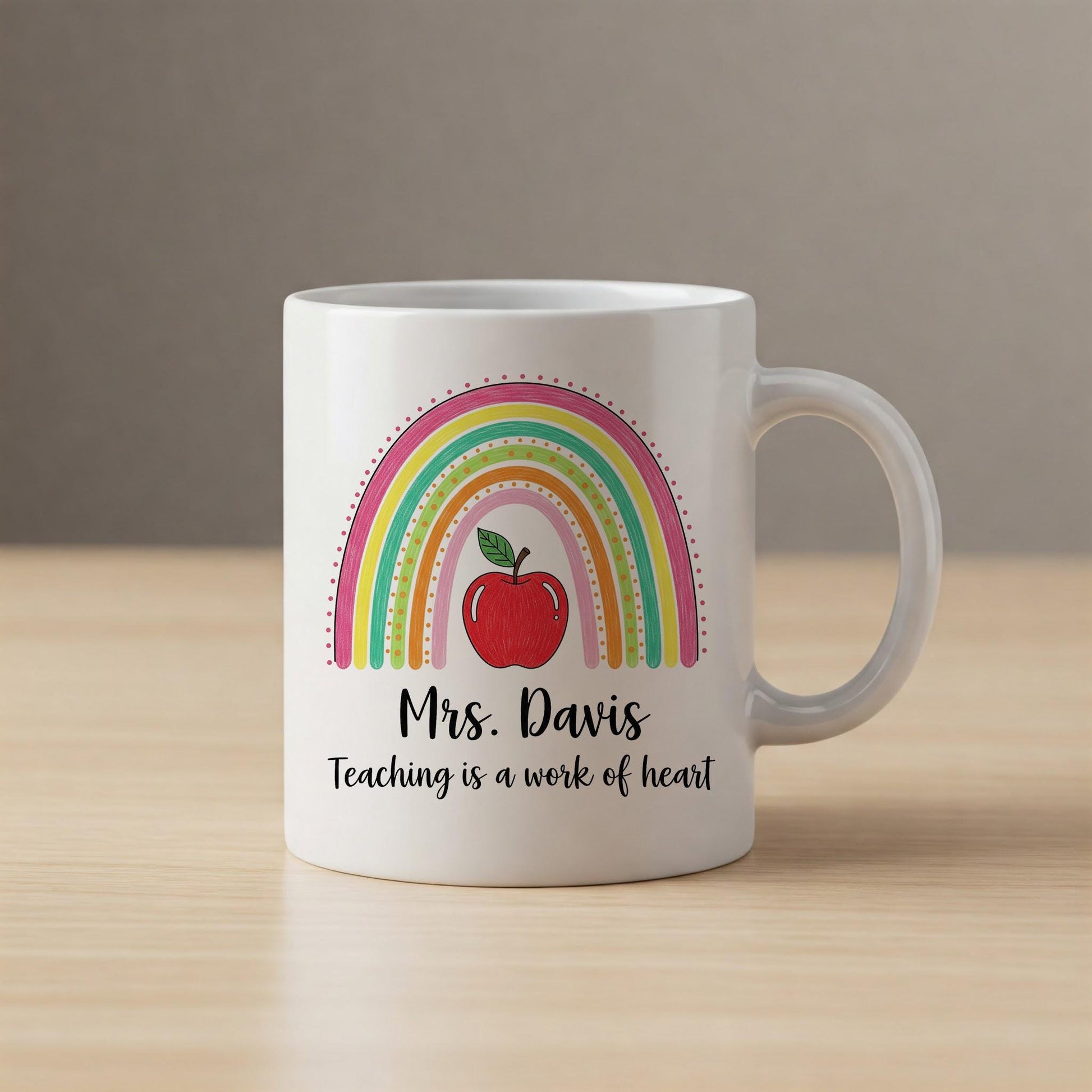 Personalized Teacher Mug, Back To School Mug, Teacher Accessories, Teacher Gift Idea, First Day Of School Mug, Gift For Her