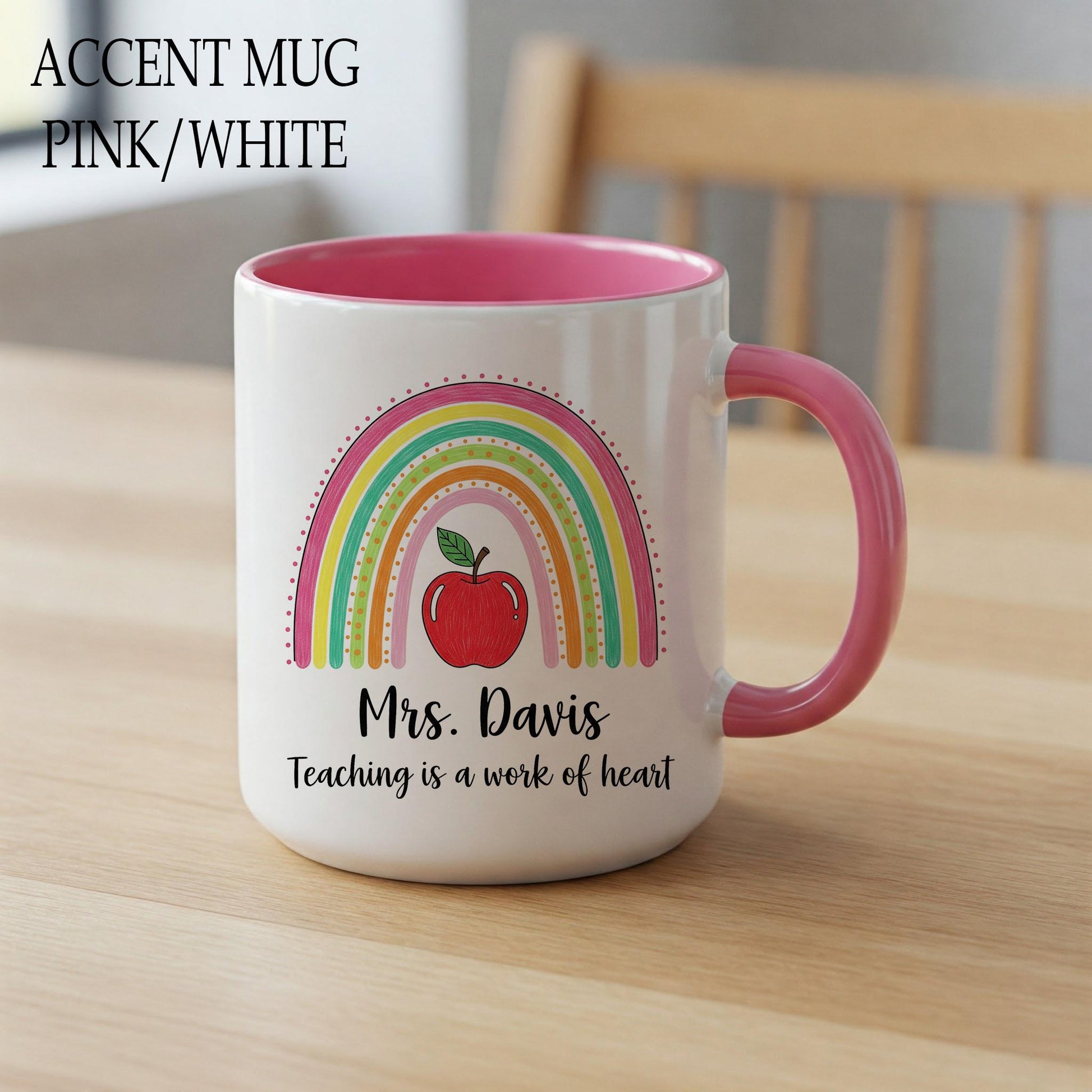 Personalized Teacher Mug, Back To School Mug, Teacher Accessories, Teacher Gift Idea, First Day Of School Mug, Gift For Her