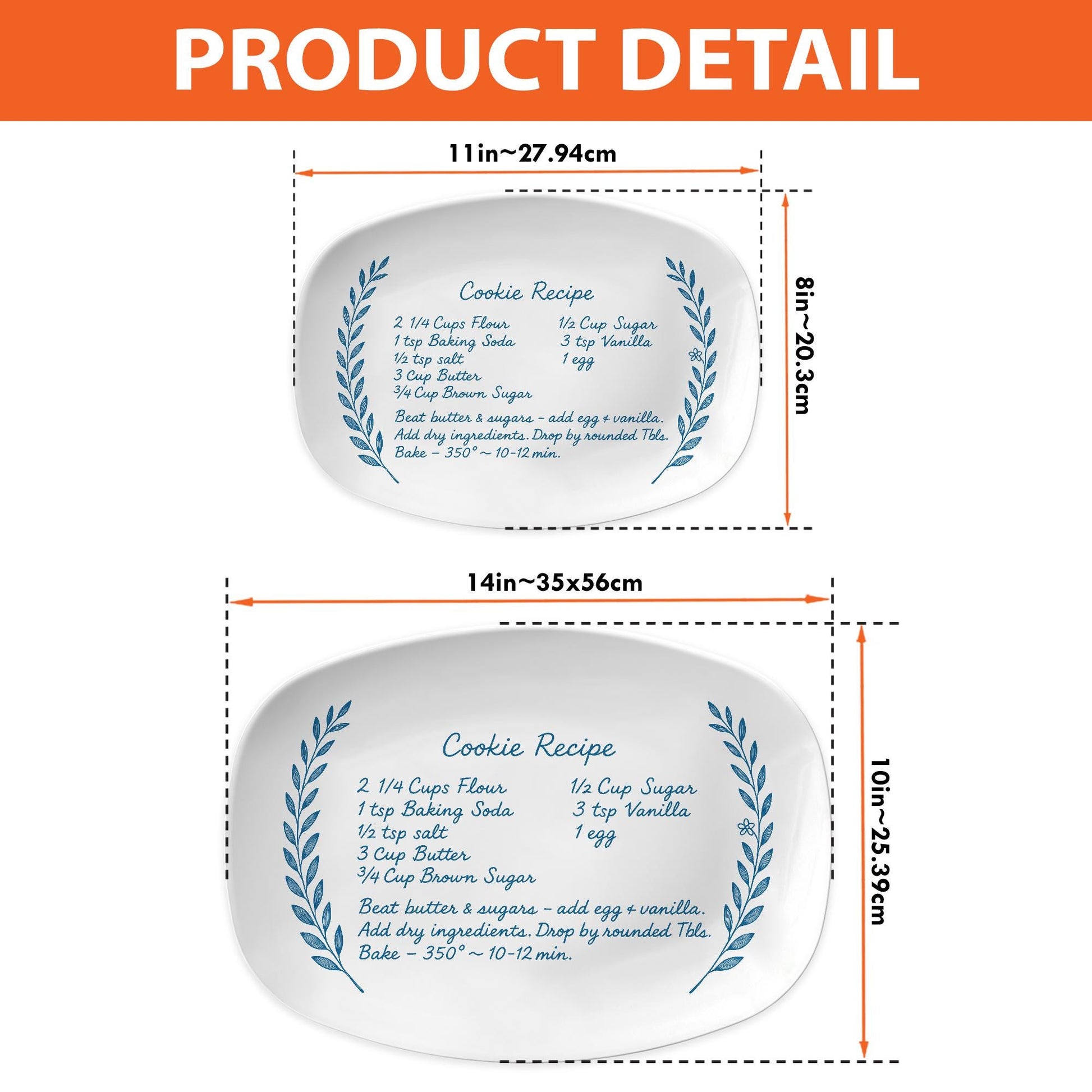 Custom Handwritten Recipe Platter, Personalized Family Heirloom Plate, Memorial Keepsake plate, Custom Baking Gift for Mom or Grandma