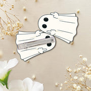 Rude Ghost Hair Clip – Funny Adult Halloween Hair Accessory, Middle Finger Ghost Barrette, Spooky Sassy Goth Girl Gift