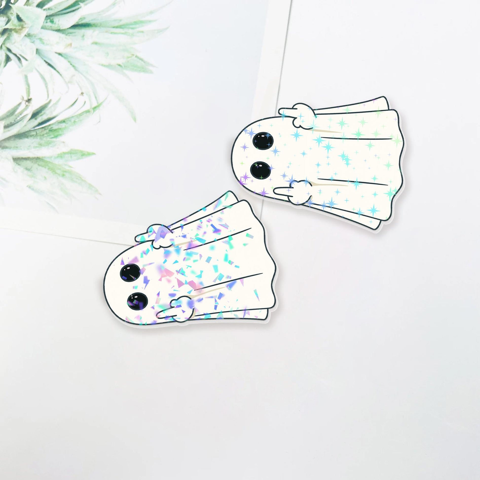 Rude Ghost Hair Clip – Funny Adult Halloween Hair Accessory, Middle Finger Ghost Barrette, Spooky Sassy Goth Girl Gift